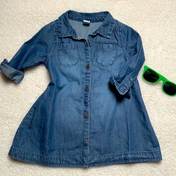 Old Navy 12-18m Denim Dress - Picture 1 of 3